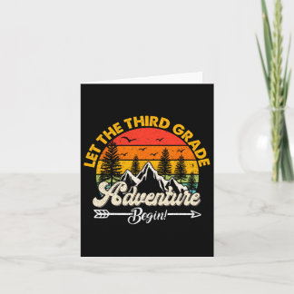 Carte Que l'aventure de troisième année commence 3e anné