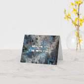 Carte Que Le 4 Soit Avec Vous (Fleur jaune)