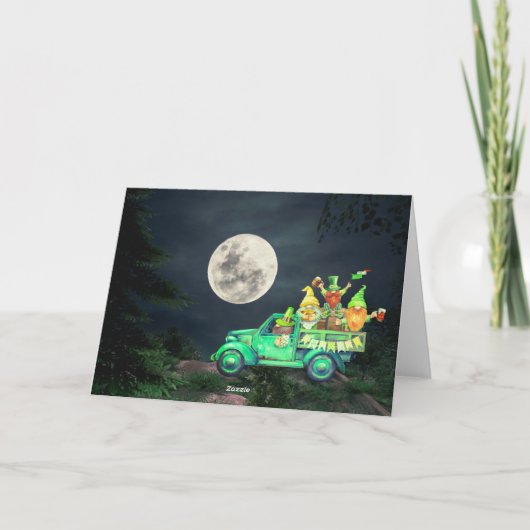 Carte Que les Shenanigans commencent la Saint Patrick (Dos)