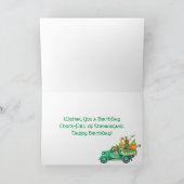 Carte Que les Shenanigans commencent un joyeux anniversa (Intérieur)