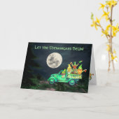 Carte Que les Shenanigans commencent un joyeux anniversa (Fleur jaune)