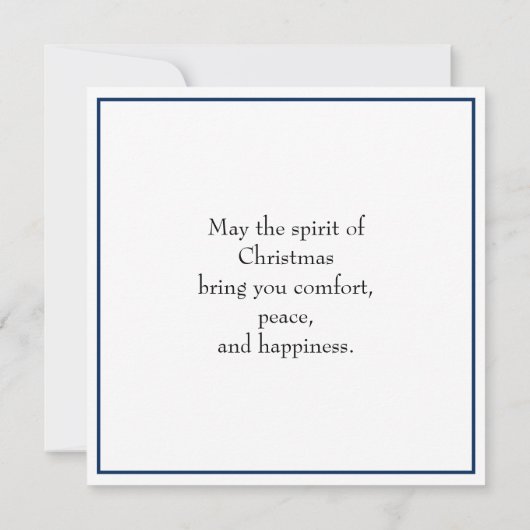 Carte Que l'Esprit de Noël soit avec toi Chien Chien Chi (Dos)