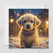 Carte Que l'Esprit de Noël soit avec toi Chien Chien Chi (Devant)