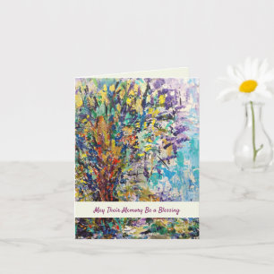 Carte Que leur mémoire soit une bénédiction