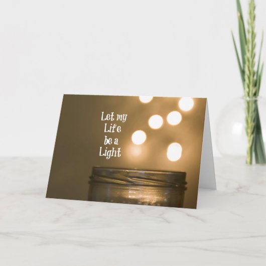 Carte Que ma vie soit une citation légère (Devant)