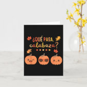 Carte Que Pasa Calabaza Citrouille Espagnol Enseignant T (Fleur jaune)