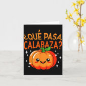 Carte Qué Pasa Calabaza Mexican Meastra Spanieacher Hall (Fleur jaune)