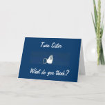 CARTE QUE PENSEZ-VOUS QUE TWIN SISTER=VEUT CÉLÉBRER<br><div class="desc">CE GESTE ITALIEN SERA SÛR DE FAIRE "RIRE VOTRE SOEUR DOUCE" EN LISANT CETTE CARTE TRÈS AMUSANTE ET AIMABLE DE "VOUS" SUR SON "ANNIVERSAIRE !"</div>