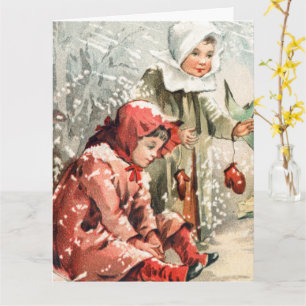 Carte Que signifient ces voix saintes ? - Fête de Noël