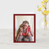 Carte Que vos pulls de vacances soient laides et brillan (Fleur jaune)