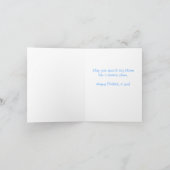 Carte Que votre anniversaire fleurisse comme un Plume ar (Intérieur)