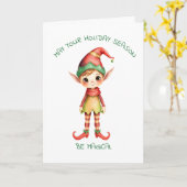 Carte Que votre saison de vacances soit magique (Fleur jaune)