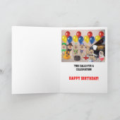 Carte Que voulez-vous dire le " anniversaire" ? (Intérieur)