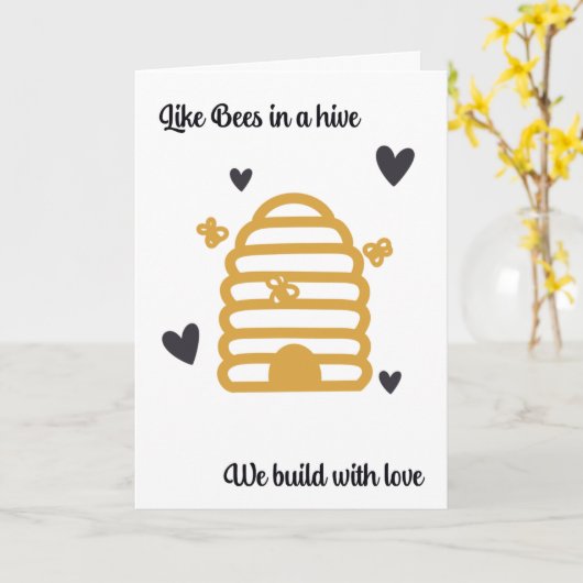 Carte Queen Bee (Fleur jaune)