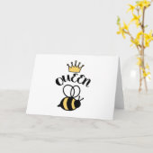 Carte Queen Bumble Bee (Fleur jaune)