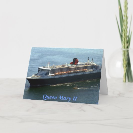 Carte Queen Mary II (Devant)