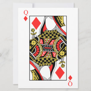 Carte Queen of Diamonds - Ajouter votre image