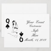 Carte Queen of Spades Bikini Girl Thunder_Cove (Devant / Derrière)