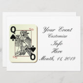 Carte Queen of Spades Thunder_Cove (Devant / Derrière)