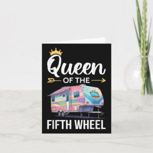 Carte Queen Of The Fifth Wheel Camping Love Camper Vacat
