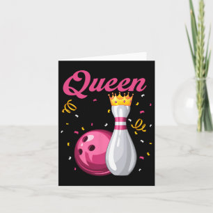 Carte Queen Pin Bowler Lover Bowling Queens