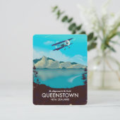 Carte Queenstown Nouvelle-Zélande (Debout devant)