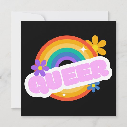 Carte Queer. LGBT+Pride. Affiche (Devant)