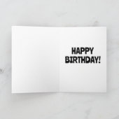 Carte Quel âge ! Joli anniversaire aux vaches de caricat (Intérieur)