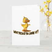 Carte Quel Canard (Fleur jaune)