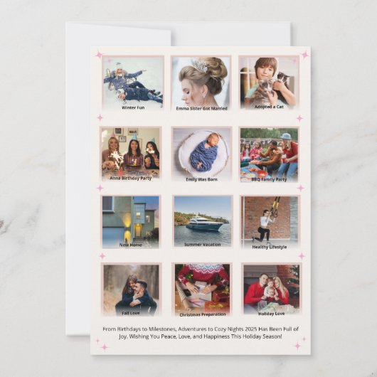 Carte Quelle année pour passer en revue Multi Photo Mode (Dos)