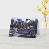 Carte QUELLE BALADE IL A ÉTÉ-40ème ANNIVERSAIRE (Fleur jaune)