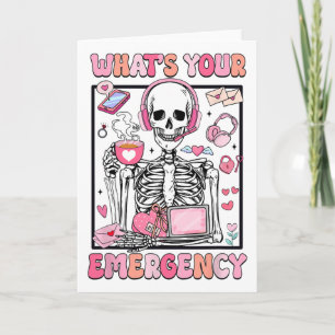 Carte Quelle est votre urgence Saint-Valentin 911 Dispat