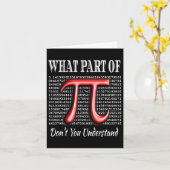 Carte Quelle partie de Don't you Understanding Gift Math (Fleur jaune)