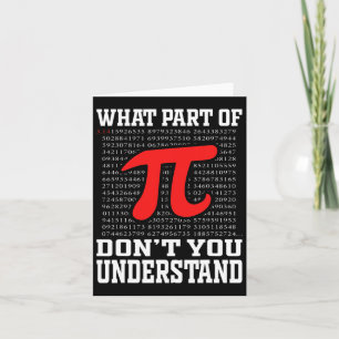 Carte Quelle partie de Don't You Understanding Pi 3.14 M