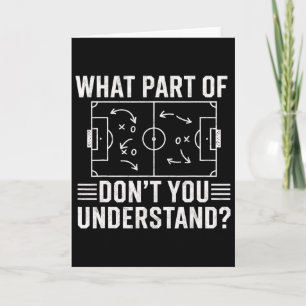 Carte Quelle partie de Ne comprenez-vous pas Soccer Coac