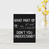 Carte Quelle partie de Ne pas comprendre l'équation math (Fleur jaune)