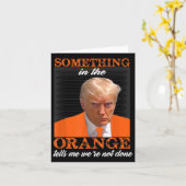 Carte Quelque chose dans l'Orange me dit que nous n'avon (Fleur jaune)