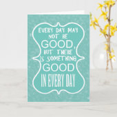 Carte Quelque chose de bon dans la personnaliser quotidi (Fleur jaune)