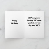 Carte QUELQUE CHOSE DE "FISHY" "50ème" HUMOUR D'ANNIVERS (Intérieur)