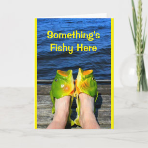Carte Quelque chose de pêche ici que vous ne semblez jam