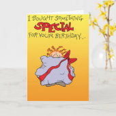 Carte Quelque chose de spécial (Fleur jaune)