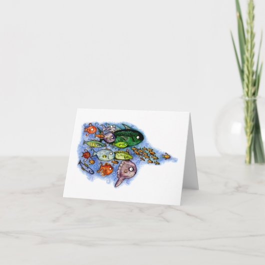 Carte Quelque chose est pêché (Devant)