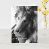 Carte Quelque chose t'a fait descendre ? (Fleur jaune)