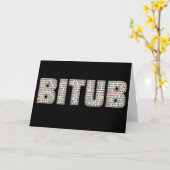 Carte Quelque part Quelqu'un (BITUB) (Fleur jaune)