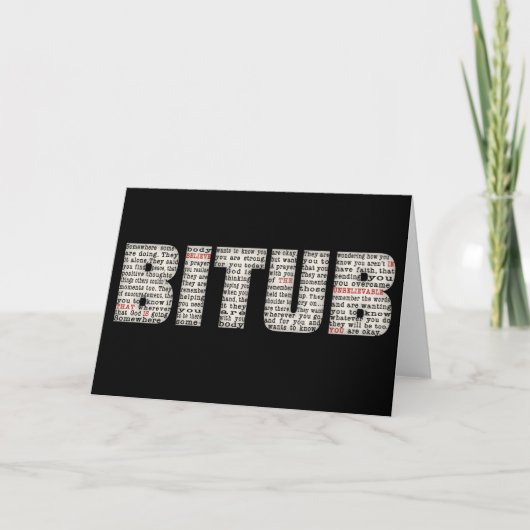 Carte Quelque part Quelqu'un (BITUB) (Devant)