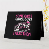 Carte Quelques Filles Pourchassent Les Garçons Je Les Pa (Fleur jaune)