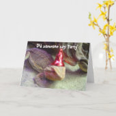 Carte Quelqu'un a dit fête (Fleur jaune)