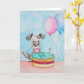 Carte Quelqu'Un A-T-Il Dit Un Gâteau D'Anniversaire ? (Fleur jaune)