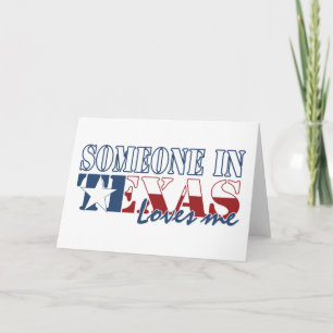 Carte Quelqu'un au Texas m'aime