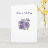 Carte Quelqu'un comme une mère (Fleur jaune)